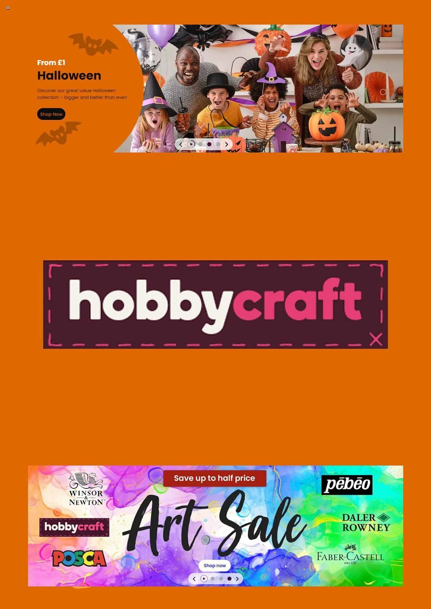 Hobbycraft Weekly Offers from 23 August to 29 August 2023 - Catalogue Page 1