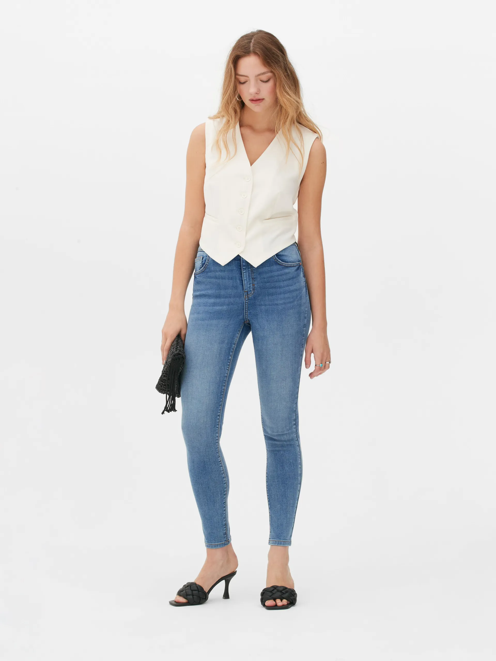 High Waisted Skinny Jeans