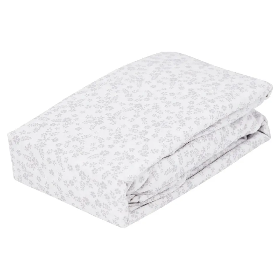 Tesco Printed Folk Fitted Sheet Single