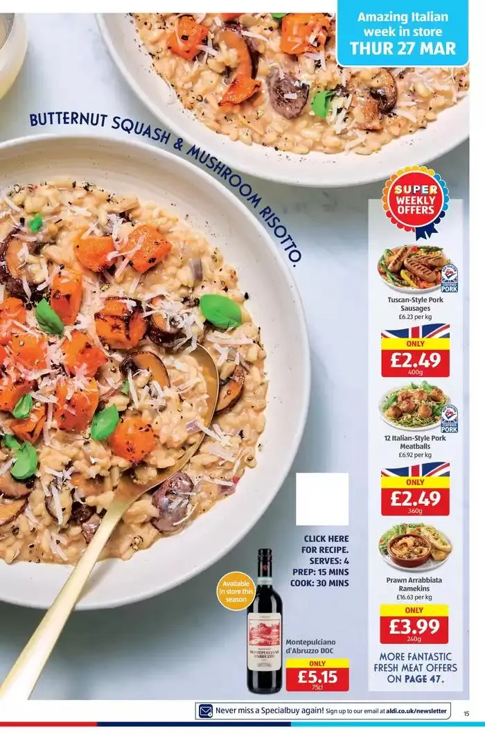 Aldi weekly offers from 27 March to 30 March 2025 - Catalogue Page 15