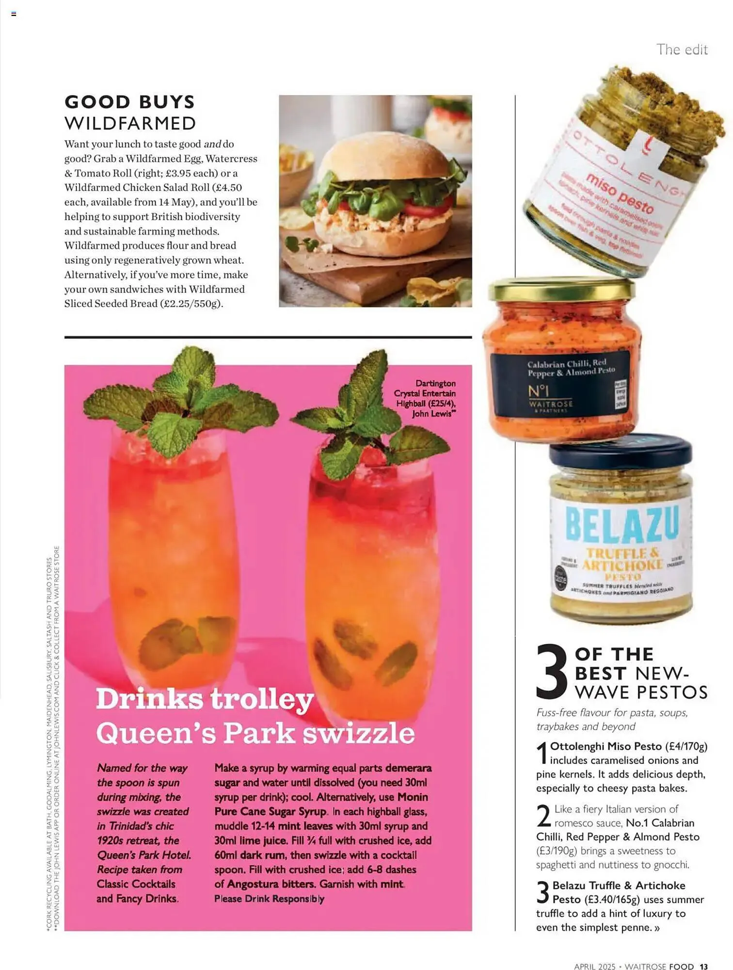 Waitrose leaflet from 26 March to 30 April 2025 - Catalogue Page 13