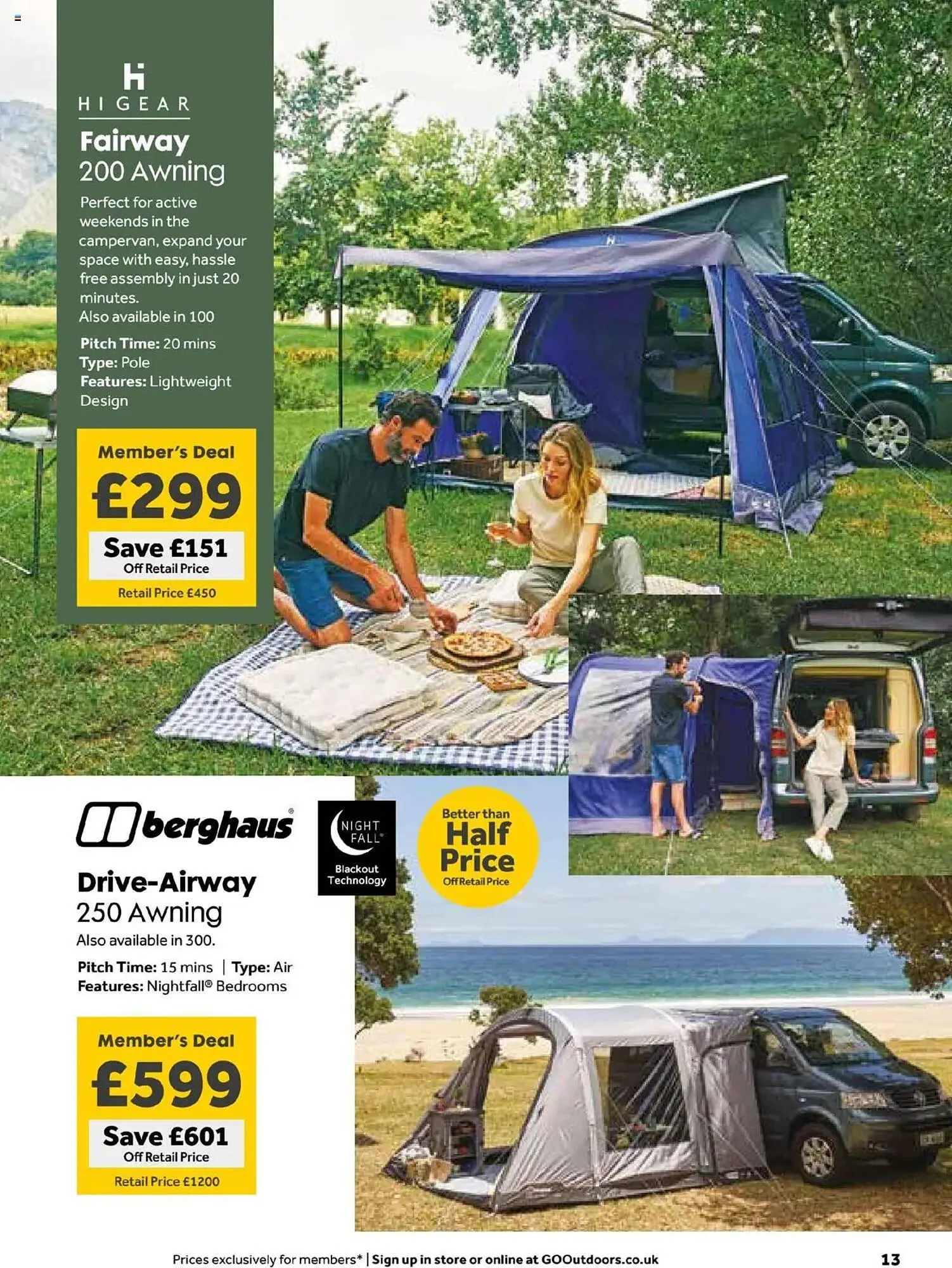 GO Outdoors leaflet from 17 March to 19 April 2025 - Catalogue Page 13