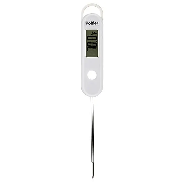 Polder Instant Read Digital Probe Kitchen Thermometer