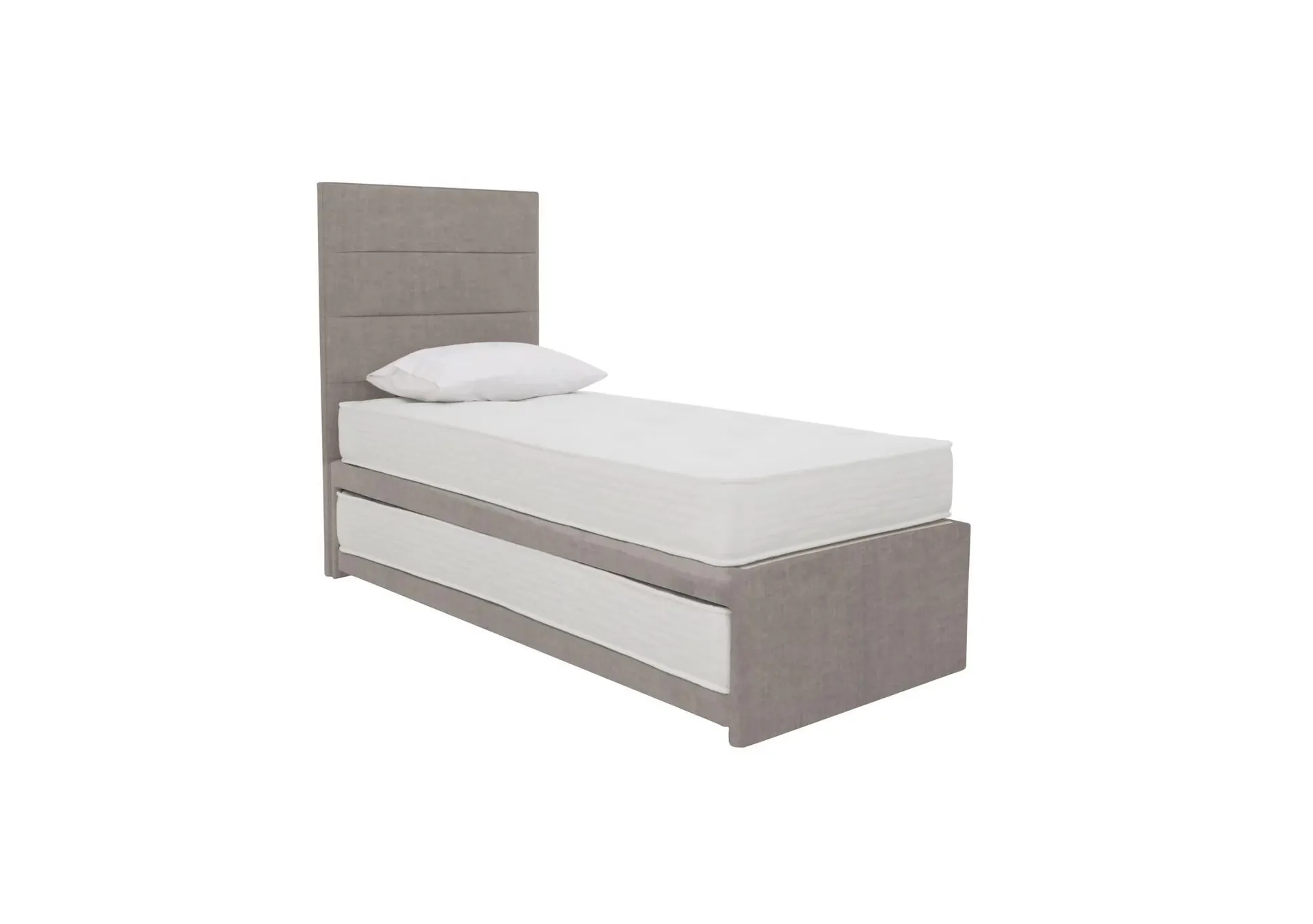 Guest Bed with Coil Mattress and Pocket Sprung Mattress