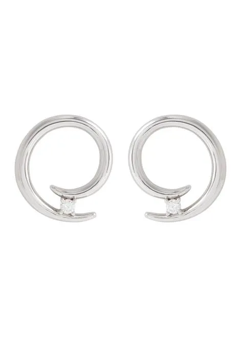 Grande Charmeur silver-plated drop earrings