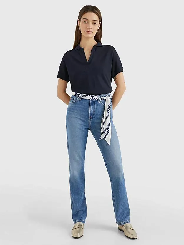 Stripe Relaxed Fit Polo