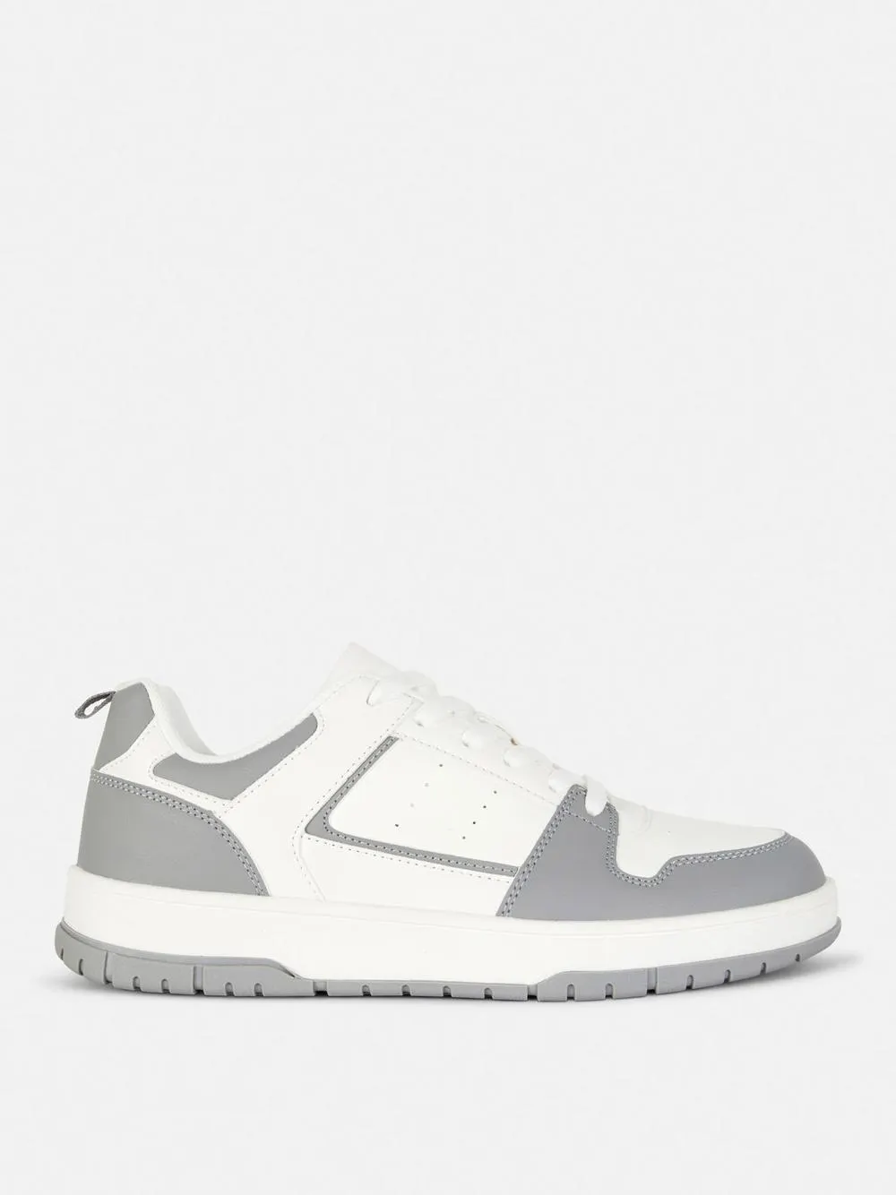 Sporty Panelled Low-Top Trainers