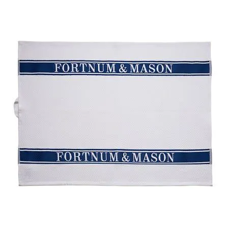 Fortnum's Waffle Tea Towel, Indigo