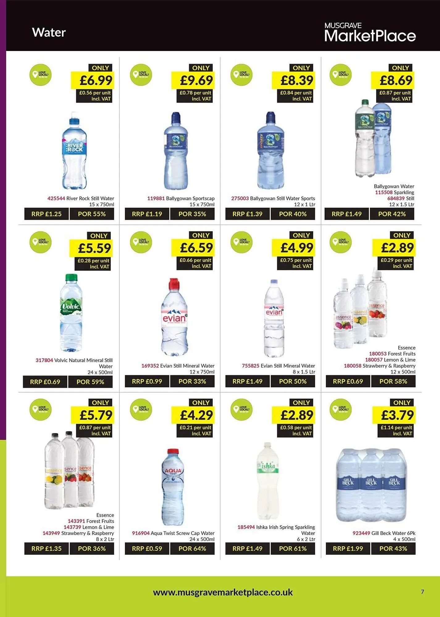 Musgrave MarketPlace leaflet from 25 August to 14 September 2025 - Catalogue Page 7