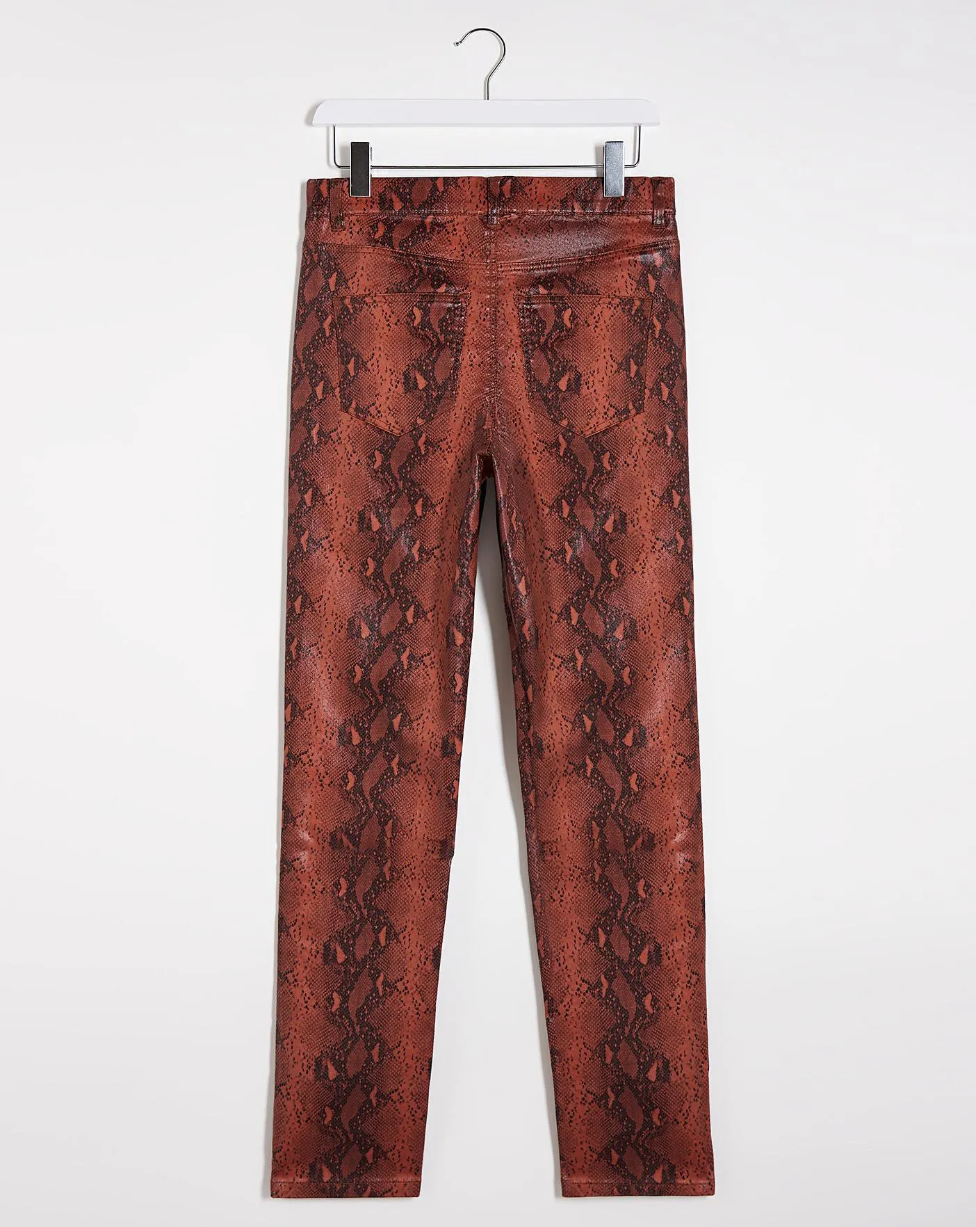 Bella Snake Coated Slim Leg Jeggings