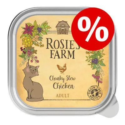 16 x 100g Rosie's Farm Wet Cat Food - 20% Off!*