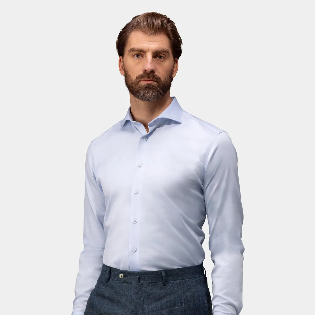 Light blue Non-Iron business shirt