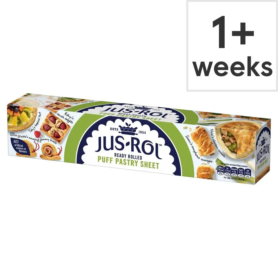 Jus-Rol Puff Pastry Ready Rolled Sheet 320G