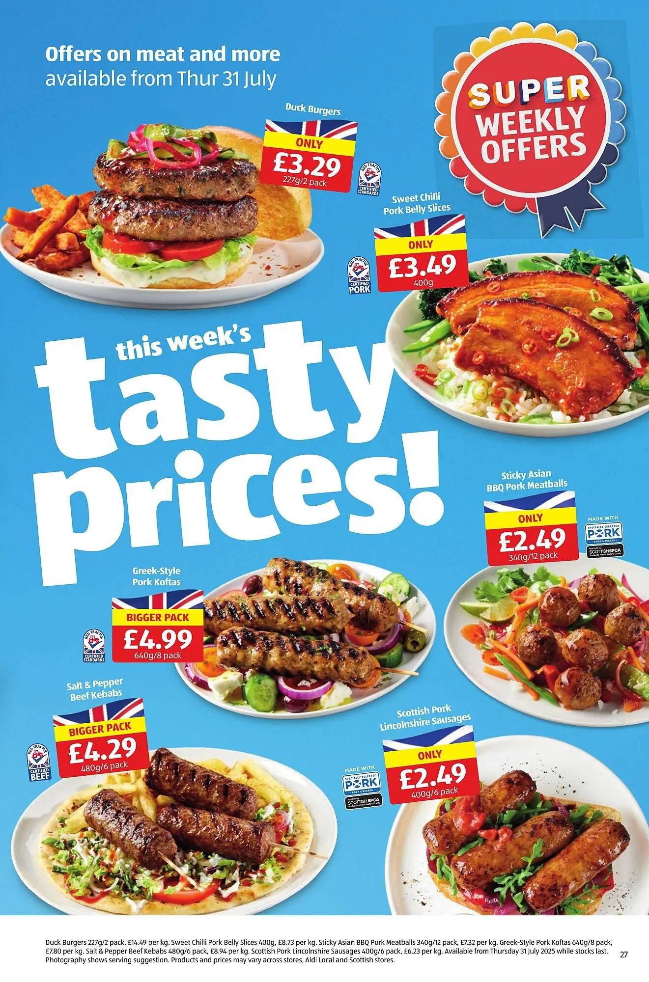Aldi leaflet from 31 July to 6 August 2025 - Catalogue Page 27