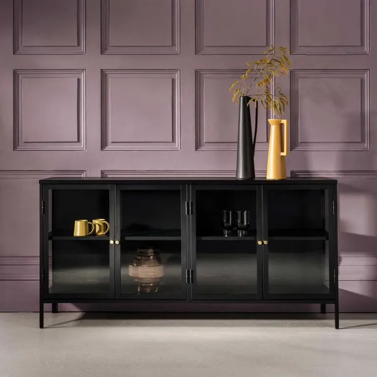 4 Door Glazed Sideboard