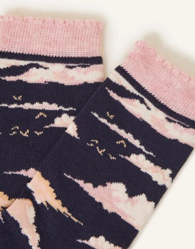 All Over Cloud Socks
