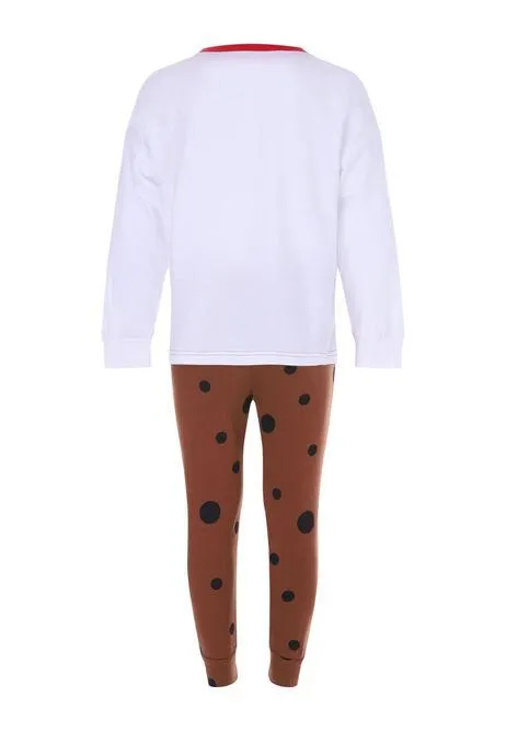 Girls Xmas Pudding Family Pyjamas