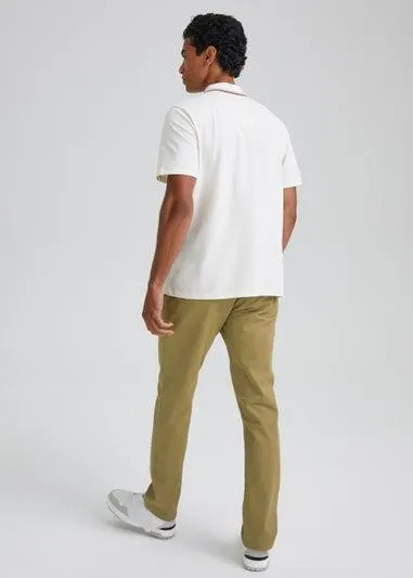 Stone Slim Fit Stretch Chinos - 30 Waist Regular