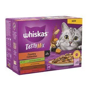 Whiskas 1+ Tasty Mix Country Collection in Gravy Multipack