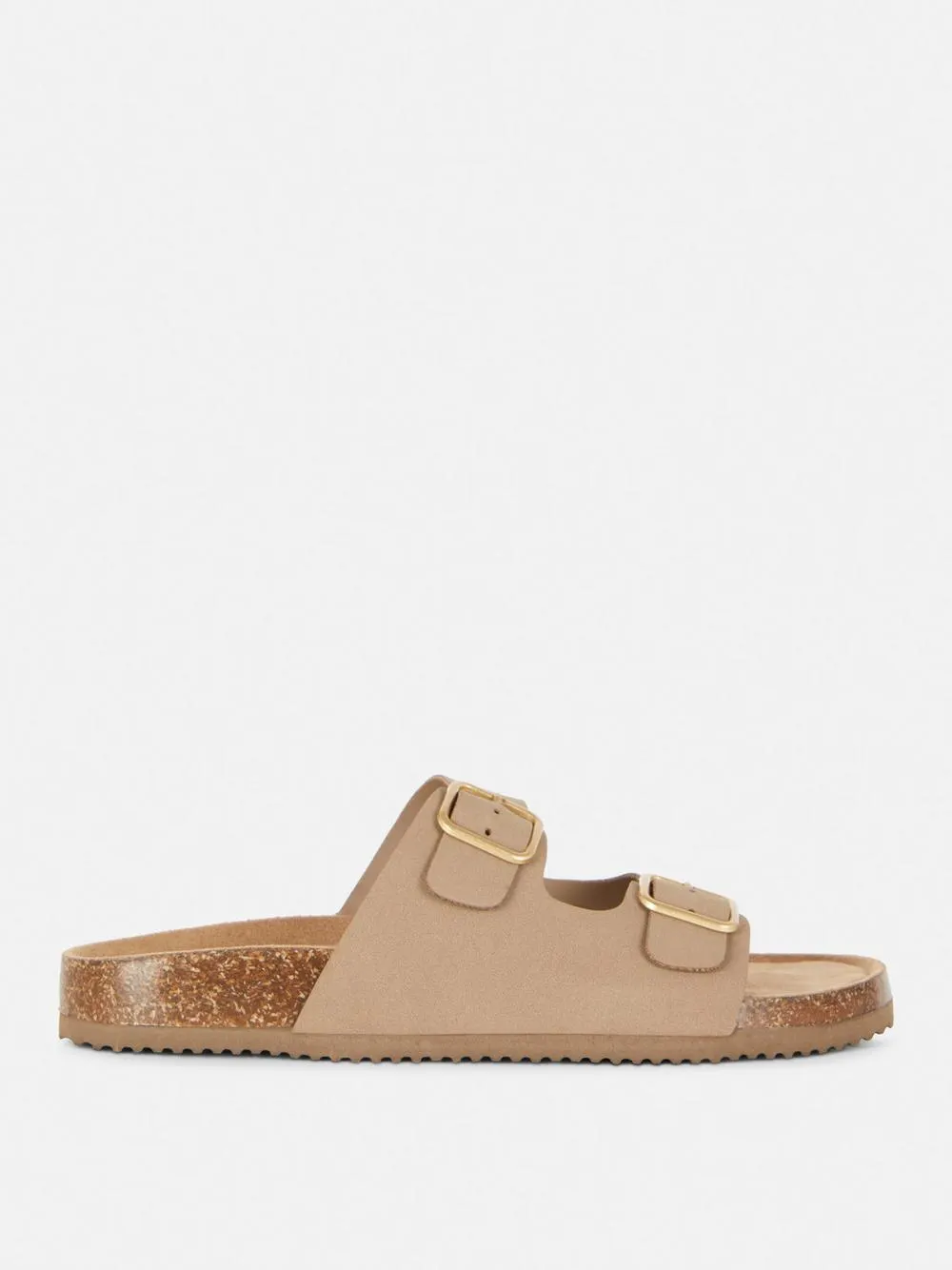 Double Strap Footbed Sandals