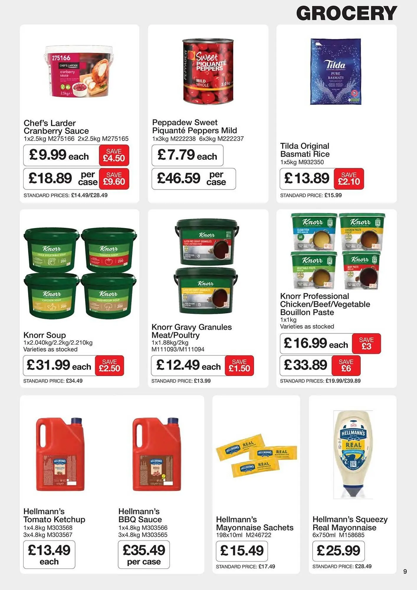 Booker Wholesale brochure from 10 September to 7 October 2025 - Catalogue Page 9