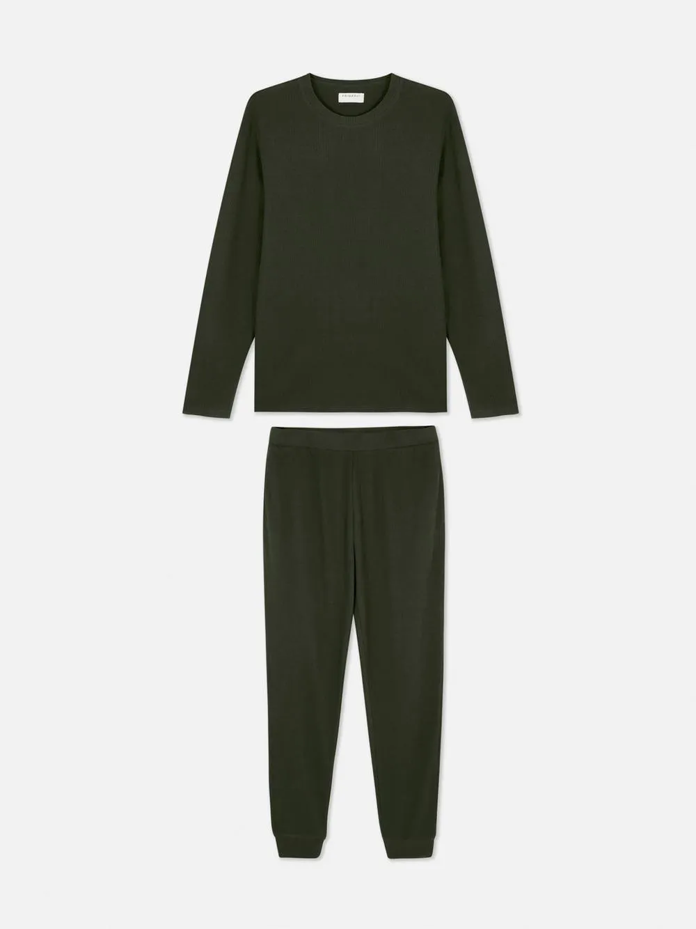 Ribbed Cuffed Pyjamas