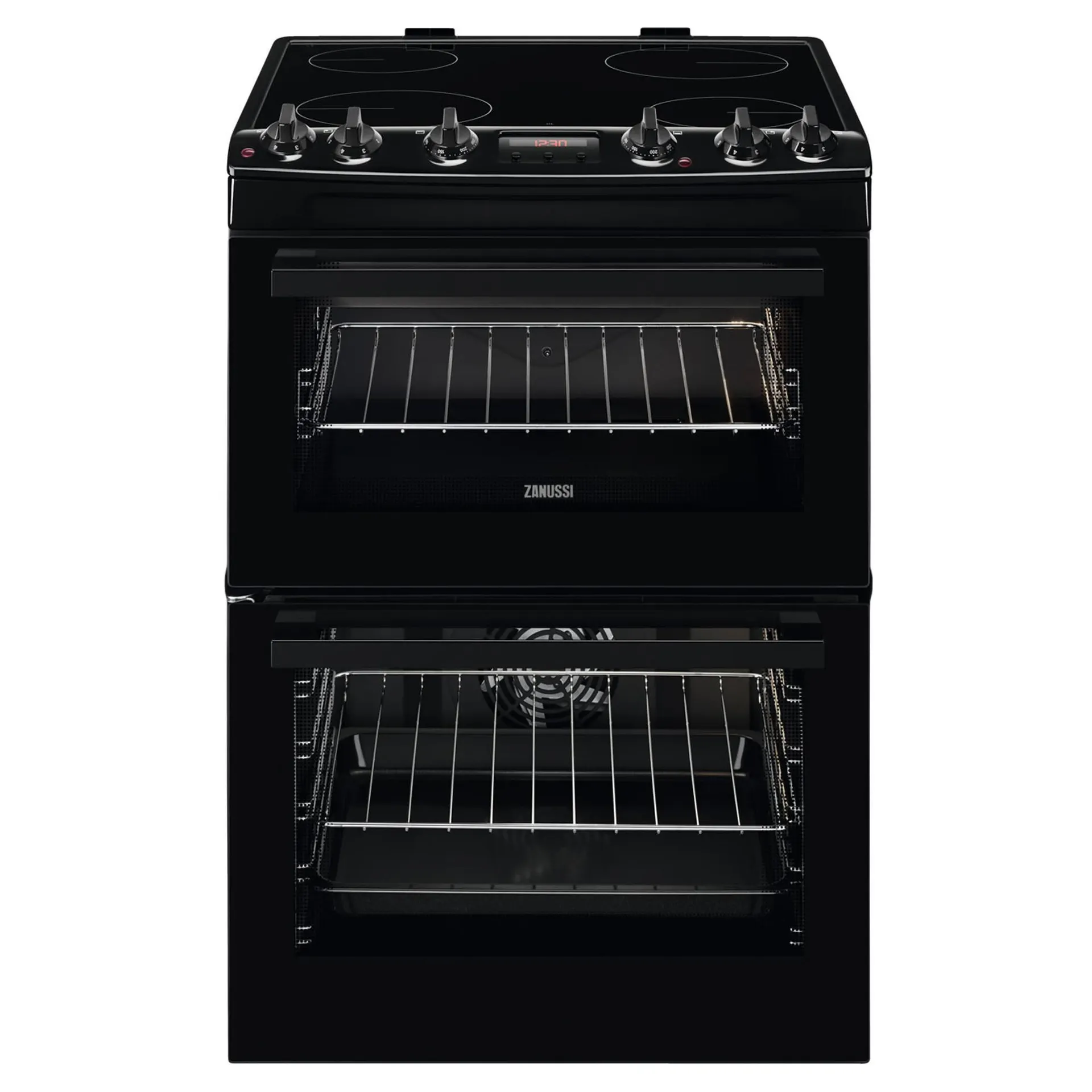 Zanussi ZCV66250BA Electric Cooker with Ceramic Hob