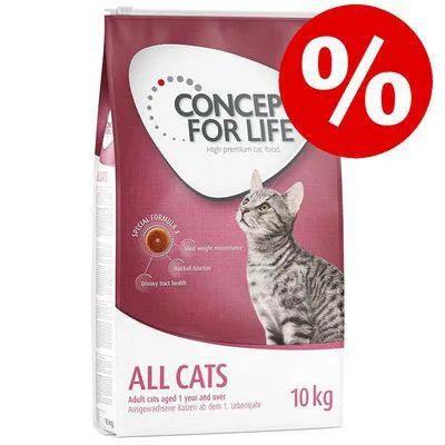 10kg/9kg Concept for Life Dry Cat Food - Special Price!*
