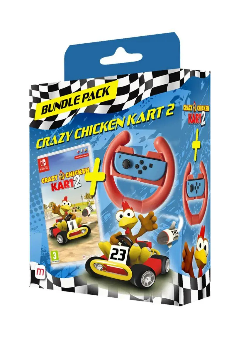 Crazy Chicken Kart 2 Wheel Bundle on Nintendo Switch