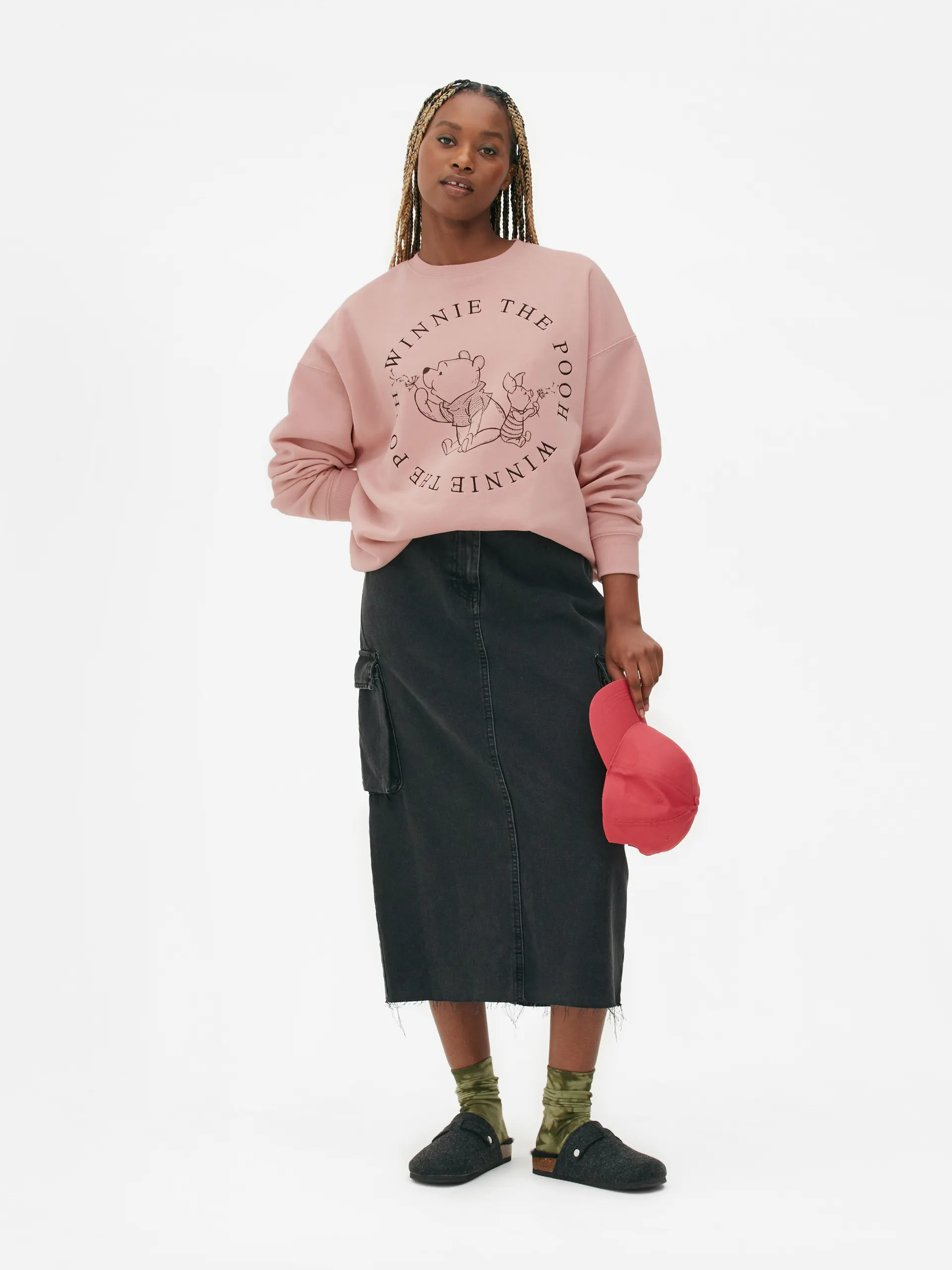 Felpa con stampa Winnie the Pooh Disney