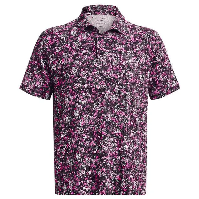 Under Armour Men's Playoff 3.0 Printed Golf Polo Shirt