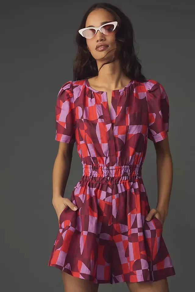 The Somerset Playsuit: Linen Edition