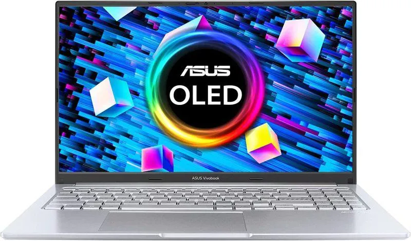 ASUS Vivobook 15X OLED M1503QA Laptop, AMD Ryzen 5 5600H, 16GB RAM, 512GB PCIe SSD, 15.6" Full HD OLED, AMD Radeon, Windows 11 Home, Silver