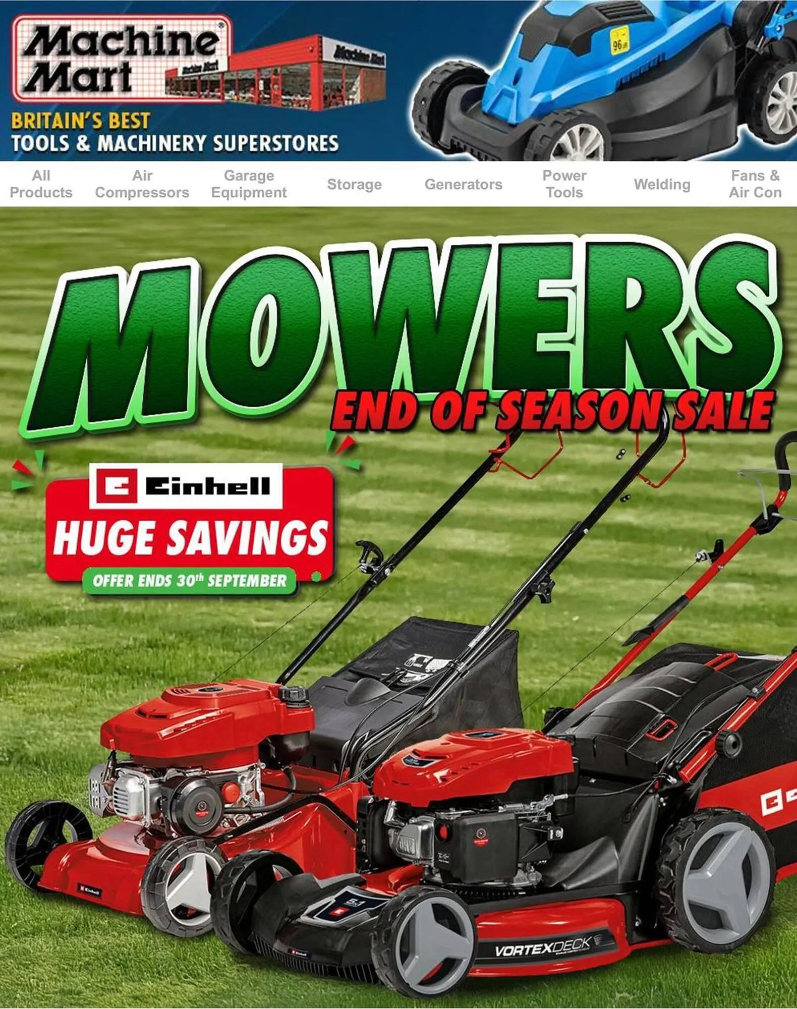 Machine Mart leaflet from 18 August to 30 September 2025 - Catalogue Page 1