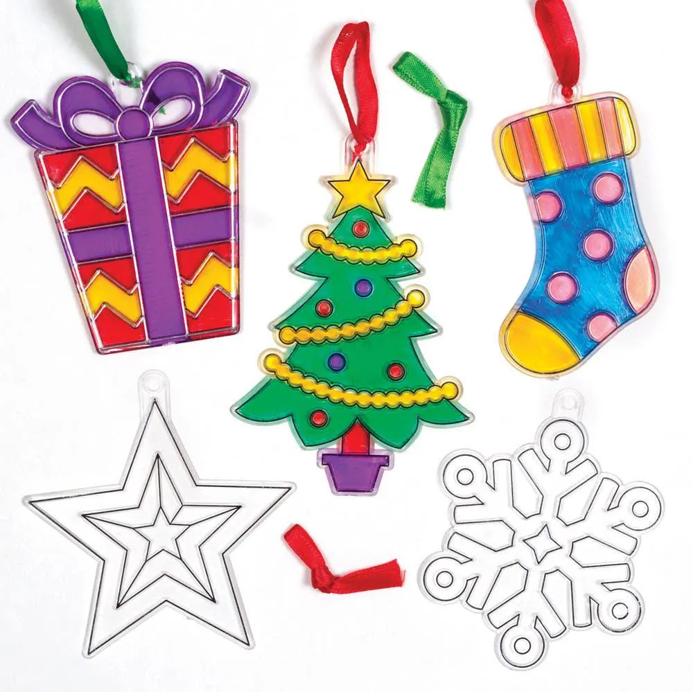 Christmas Suncatcher Decorations