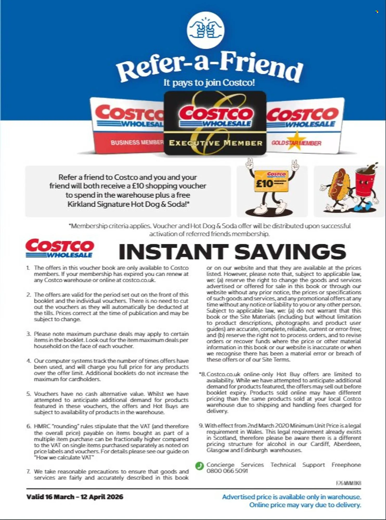 Costco leaflet from 16 March to 12 April 2026 - Catalogue Page 35
