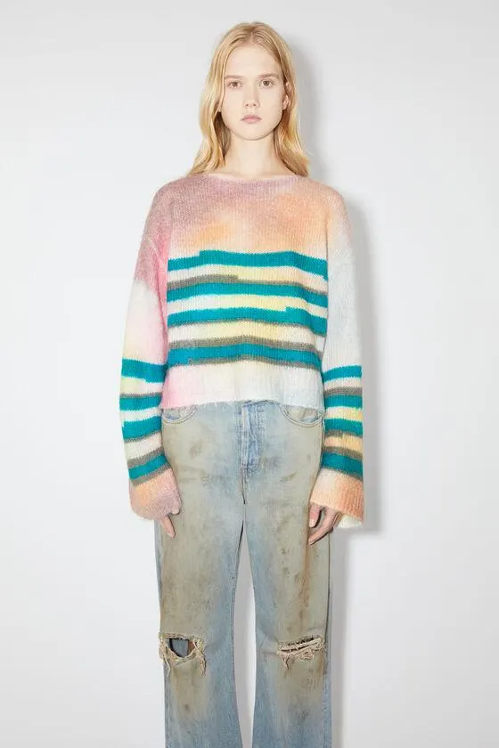 Mohair blend stripe jumper