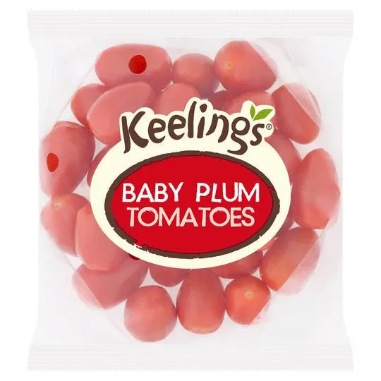 Keelings Baby Plum Tomatoes 250g