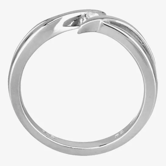 Silver Open Twist Ring