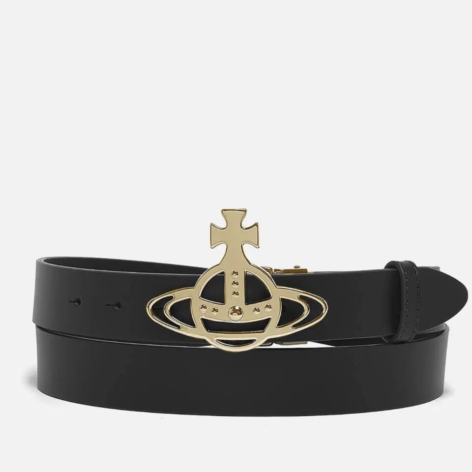 Vivienne Westwood Orb Leather Belt
