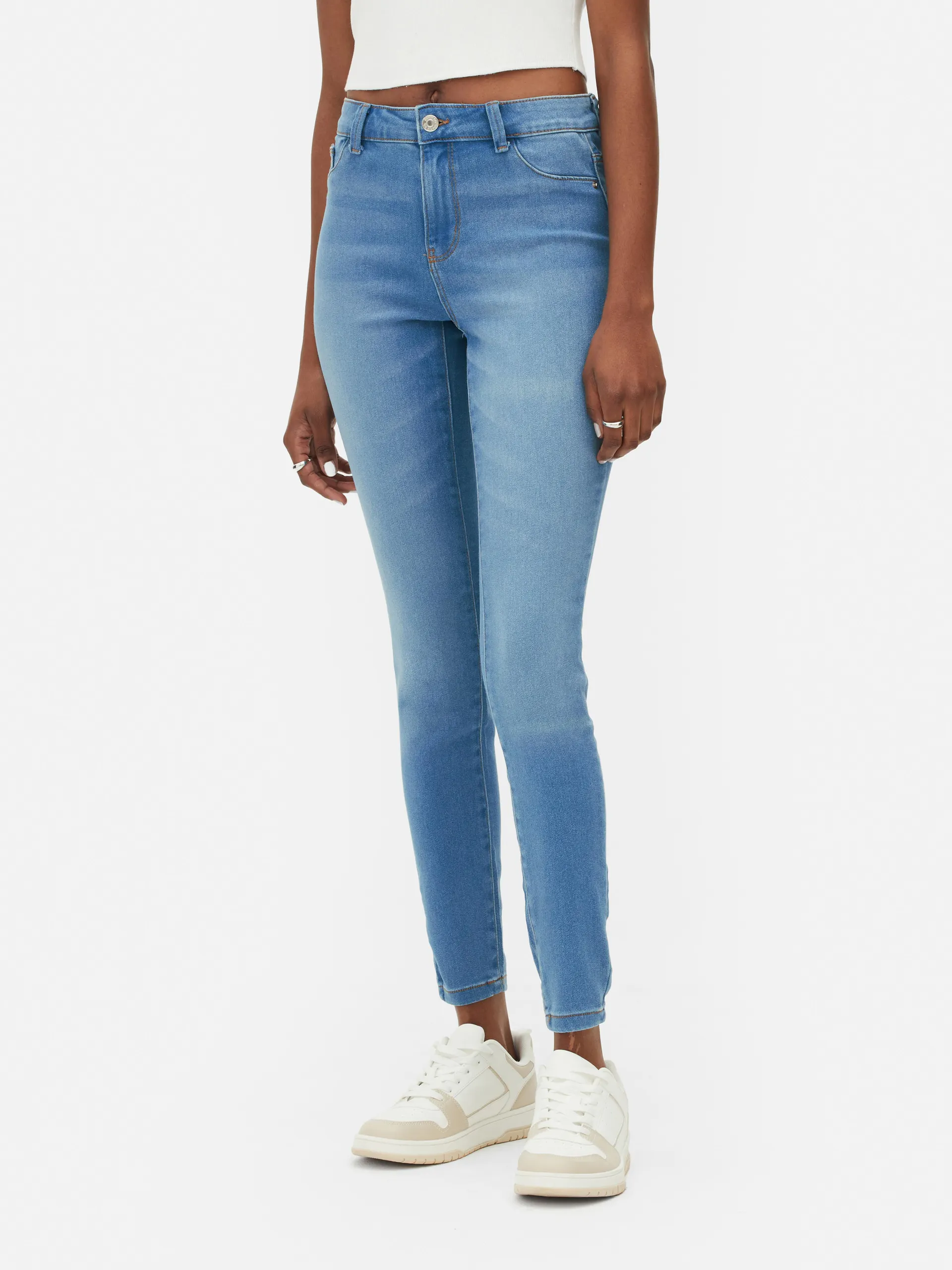 Jean skinny taille mi-haute Essential