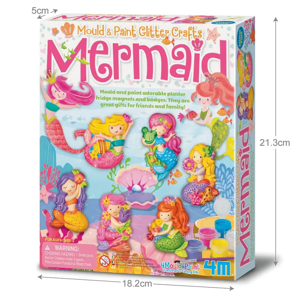 4M Mould & Paint Glitter Mermaid