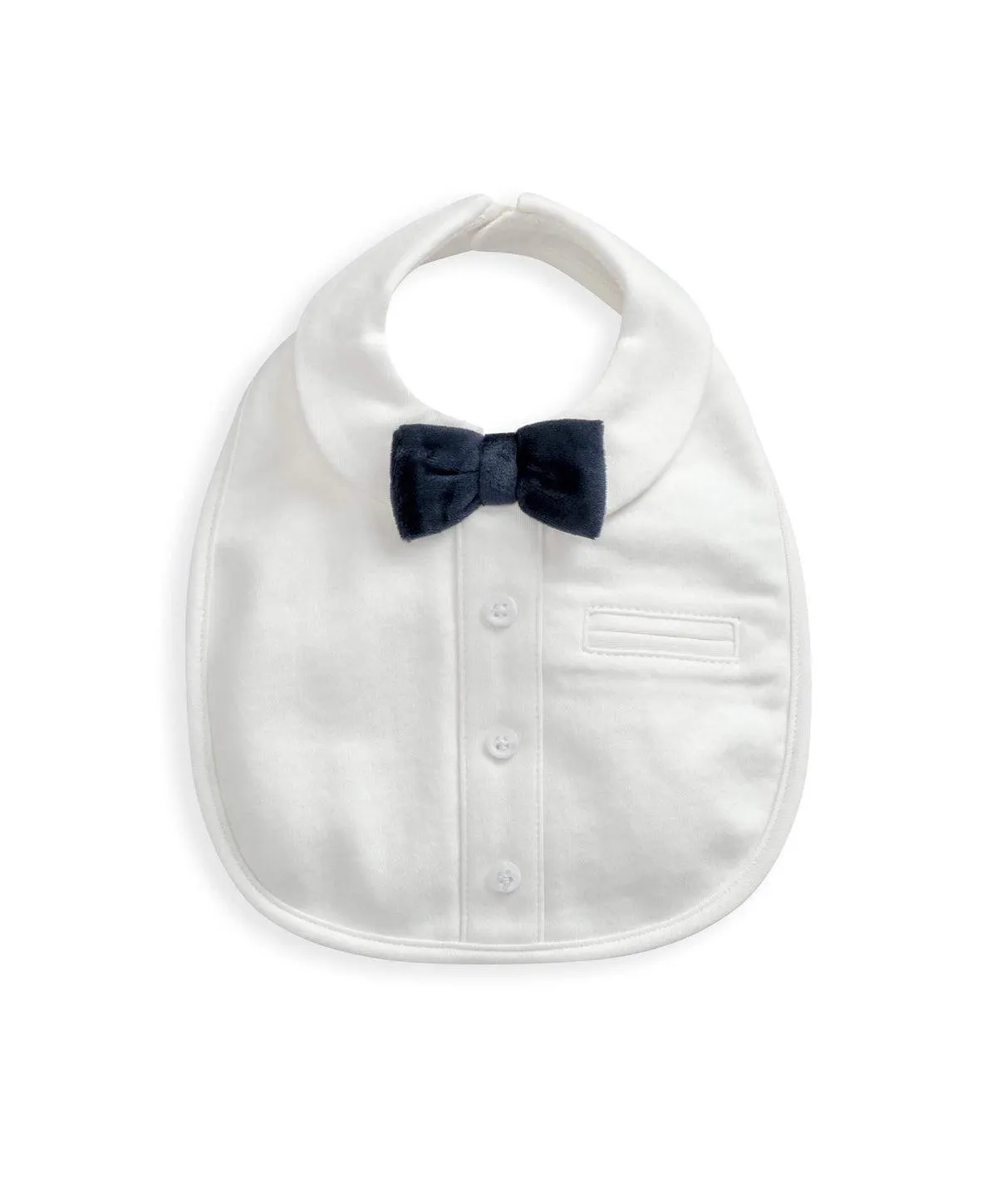 Mock Shirt Bib (One Size) - White
