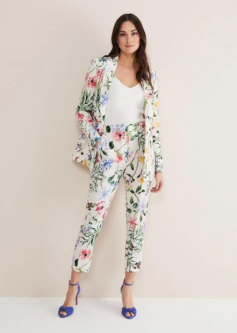 Ulrica Floral Cigarette Trousers