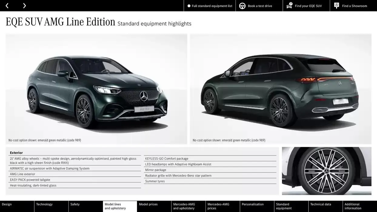 Mercedes Benz New EQE SUV from 25 October to 25 October 2025 - Catalogue Page 22