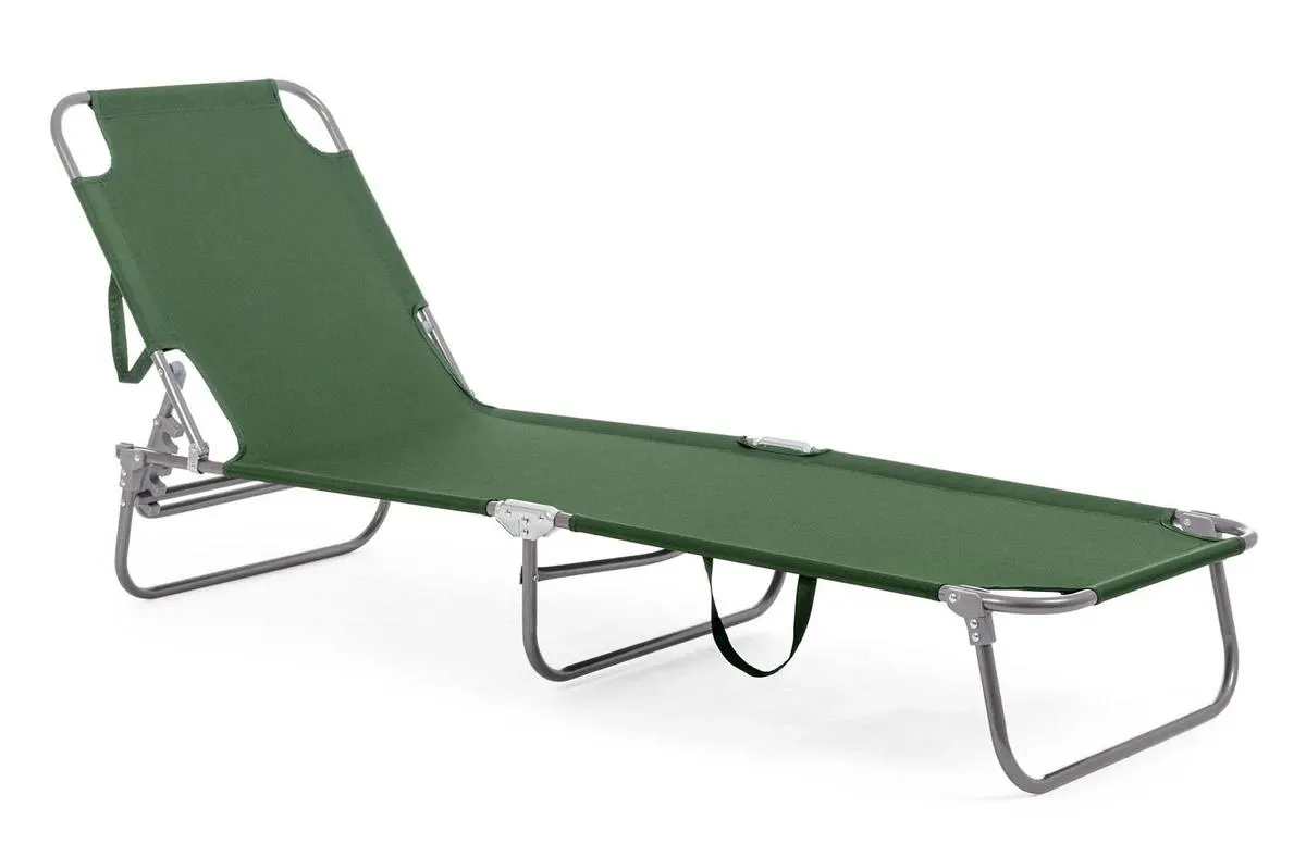 Oristano Green Sunlounger