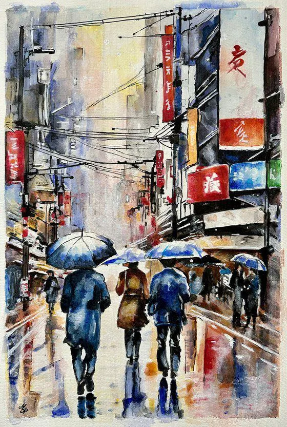 Tokyo in the Rain (2023)