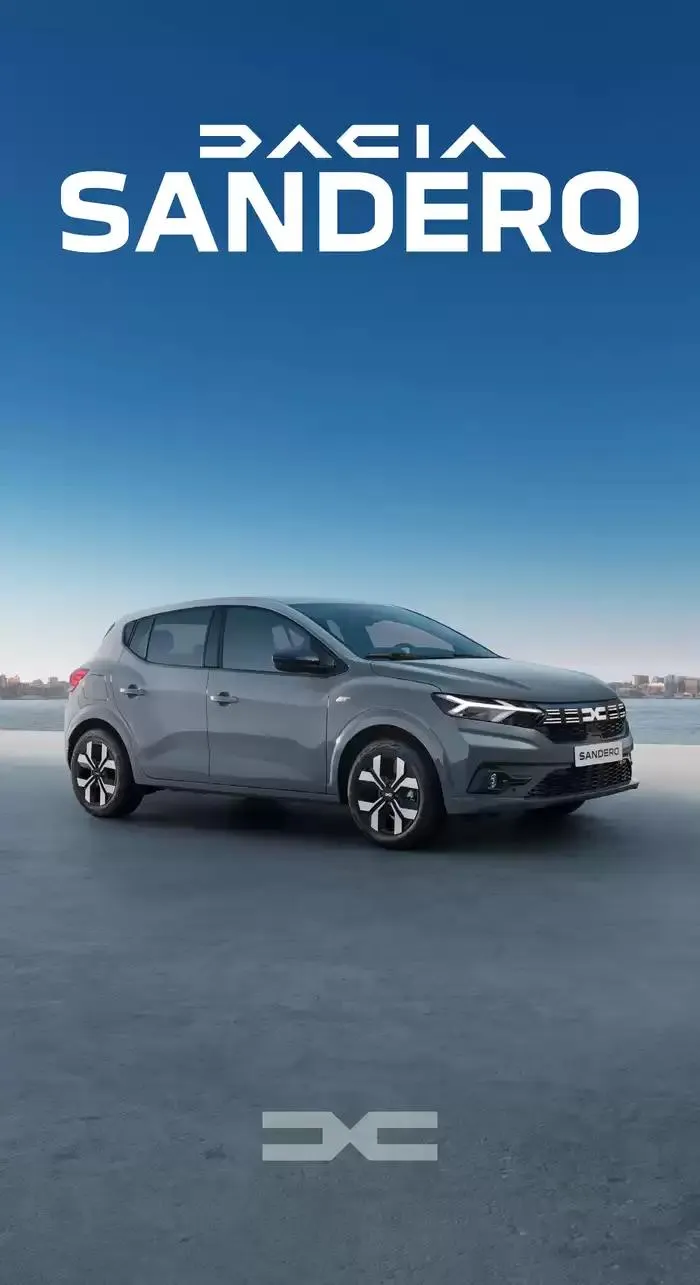 Dacia Sandero from 8 October to 31 May 2025 - Catalogue Page 1