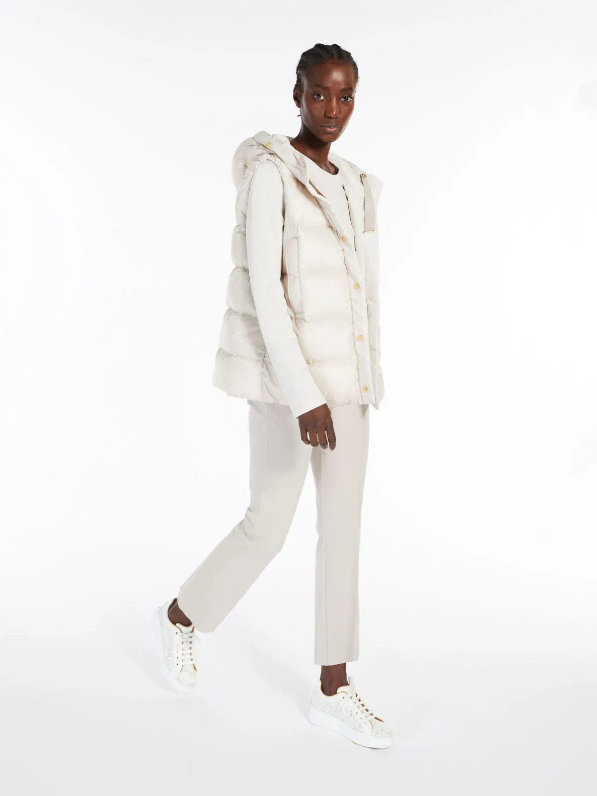 Reversible water-repellent canvas gilet