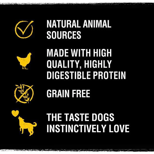 Crave Natural Grain Free Protein Bar Adult Dog Treat Chicken 76g